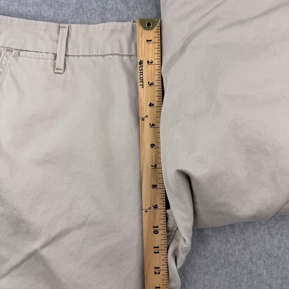 Levis Tab Twills Womens 14 Khaki Chino Pants Straight Leg Cropped Tan Stretch‎ - Picture 5 of 10